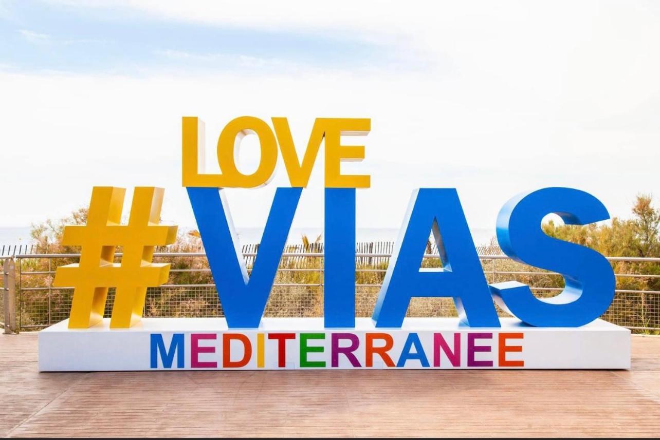 Mobilhome La Carabasse Vias Plage Luaran gambar