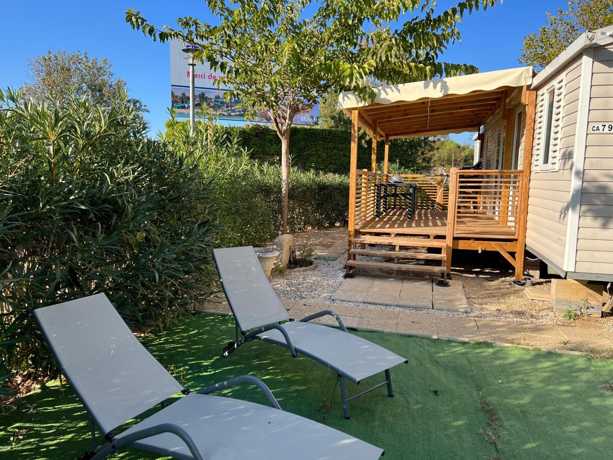 Mobilhome La Carabasse Vias Plage Luaran gambar